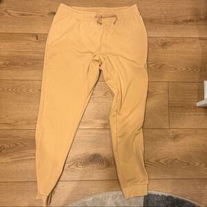 Redvanly Men's Tan Jogger Pants